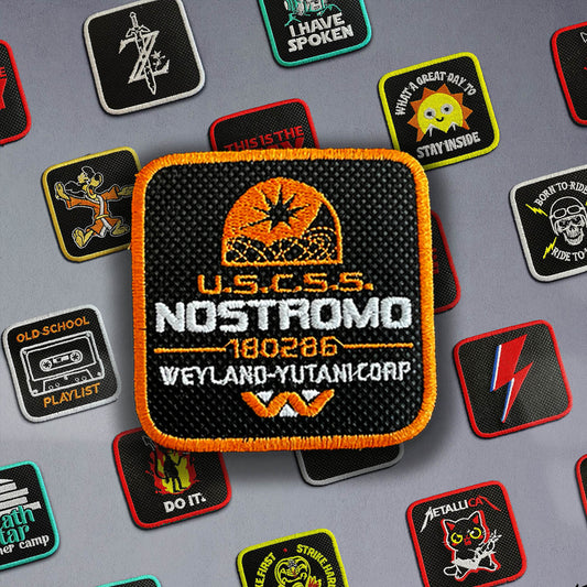 USCSS Nostromo Embroidered Hook & Loop Removable Patch for Forge Bros Caps