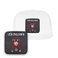Ichi Taichiro Arima Embroidered Hat Classic Trucker Mesh White Cap