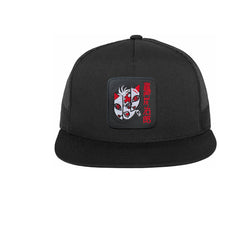 Anime Kamado Tanjiro Mask Demon Slayer Kimetsu No Yaiba Black Cap