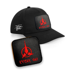 Klingon Embroidered Baseball Black Hat by Forge Bros 