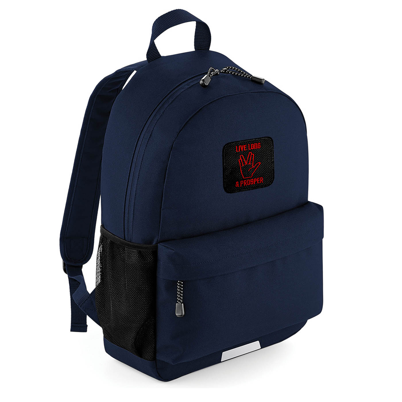 Backpack Live Long Spock Embroidered Patch Blue