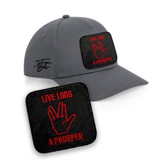 Spock Baseball Grey Hat Live Long & Prosper Embroidered Cap