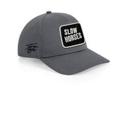 Slow Horses Cap Embroidered Patch Jackson Lamb Black, White, Grey Hat