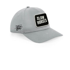 Slow Horses Cap Embroidered Patch Jackson Lamb Black, White, Grey Hat