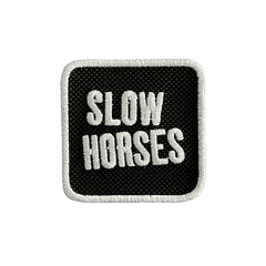 Slow Horses Cap Embroidered Patch Jackson Lamb Black, White, Grey Hat