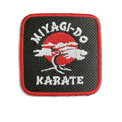 Miyagi-do-Karate Cap Embroidered Velcro Patch Bike Hat Black, White, Grey - Forge Bros