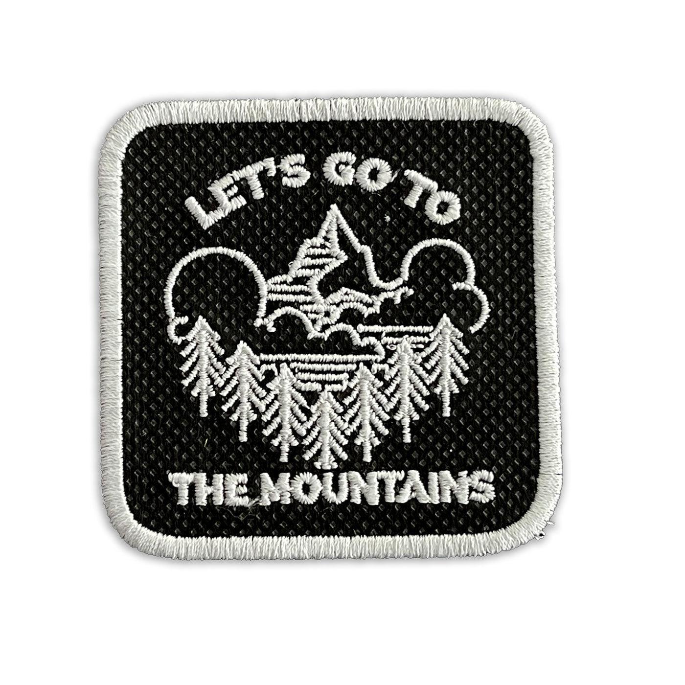 Backpack with Great Outdoors Mountains Embroidered Patch - Forge Bros