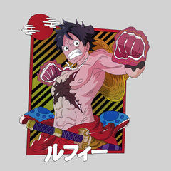 One Piece Fist Luffy One Piece Monkey D. Luffy Anime Manga T-shirt for Kids