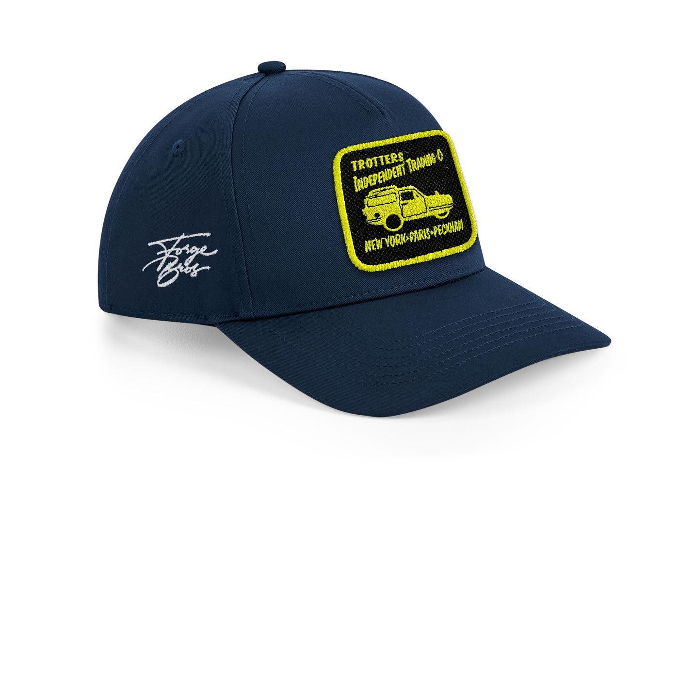 Only Fools and Horses Cushty Cap Embroidered Velcro Patch Hat Black, White, Grey - Forge Bros