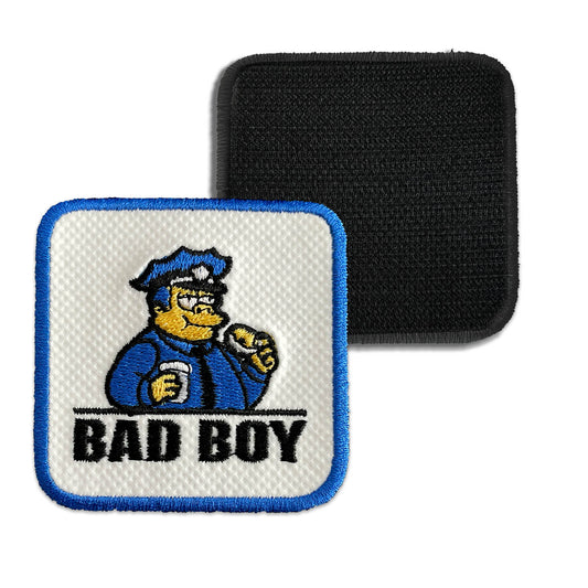 Chief Wiggum Embroidered Hook & Loop Removable Patch