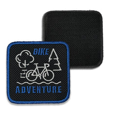 Bike Adventure Embroidered Hook & Loop Removable Patch for Forge Bros Caps