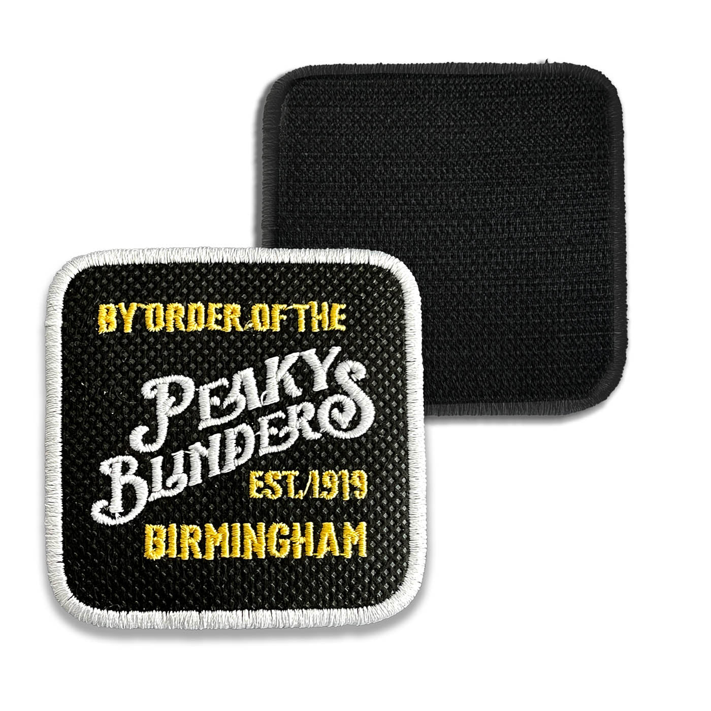 Peaky Blinders Embroidered Hook & Loop Removable Patch 