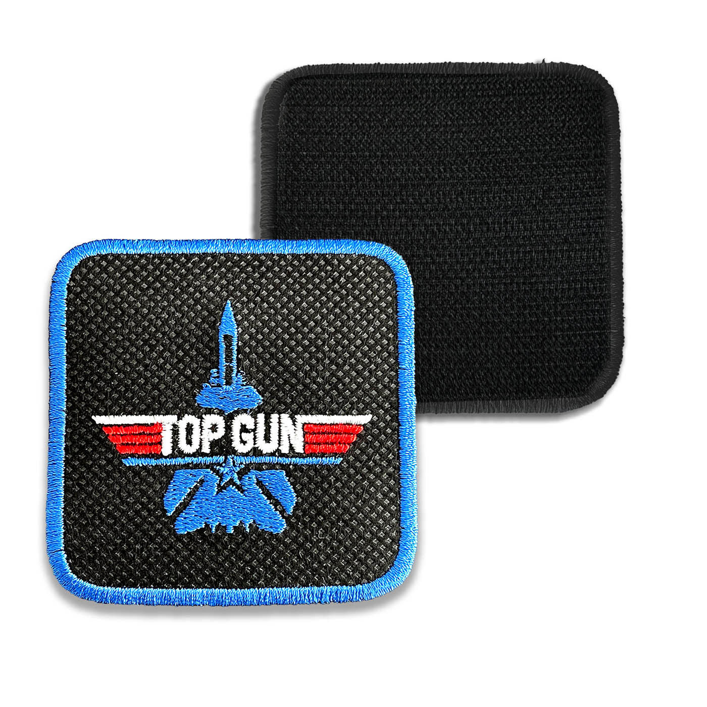 Top Gun Embroidered Hook & Loop Removable Patch