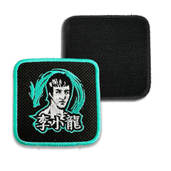 Bruce Lee Embroidered Hook & Loop Removable Patch for Forge Bros Caps