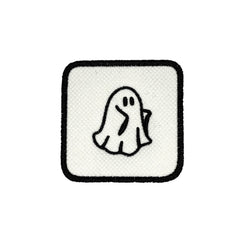 Spooky Ghost Cap - Embroidered Halloween Patch 5-Panel Urbanwear Hat by Forge Bros