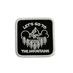 Outdoor Patch Mountains Embroidered Hook & Loop Removable Patch for Forge Bros Caps