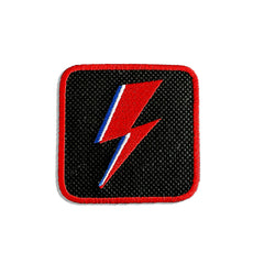 Bowie Lightning Embroidered Hook & Loop Removable Patch for Forge Bros Caps