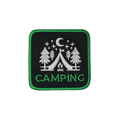 Camping Bucket Hat Embroidered Outdoor Patch