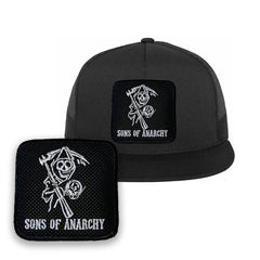 SAMCRO Hat Sons of Anarchy Embroidered Baseball Cap by Forge Bros Black