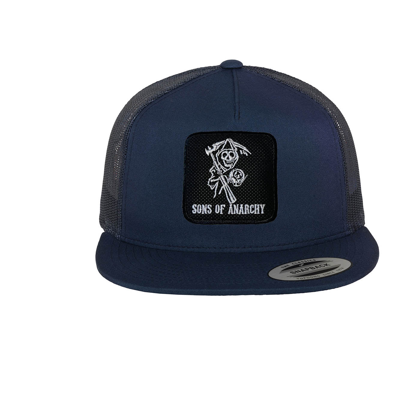 SAMCRO Hat Sons of Anarchy Embroidered Baseball Cap by Forge Bros Blue