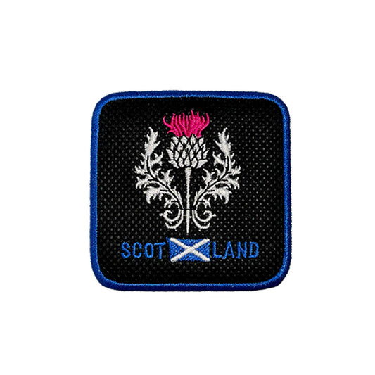 Backpack with Scotland Thistle Embroidered Patch