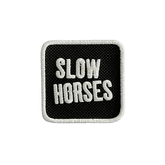 Backpack with Slow Horses TV Drama Embroidered Patch