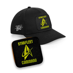 Starfleet Command Embroidered Baseball Black Hat by Forge Bros