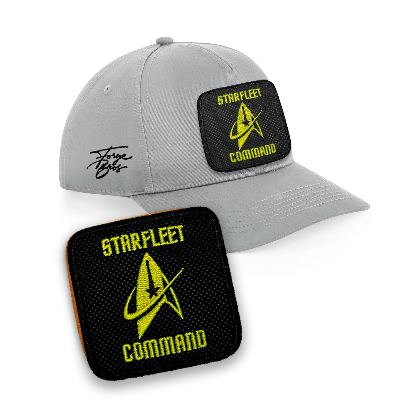 Starfleet Command Embroidered Baseball Grey Hat by Forge Bros