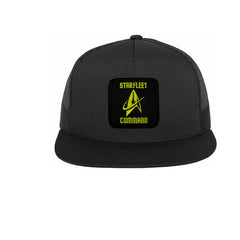 Starfleet Command Baseball Black Cap | Adjustable Star Trek Hat