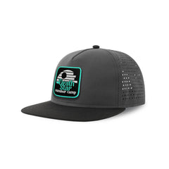 Death Star Streetwear Dark Grey Hat with Flat Visor Embroidered Patch