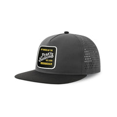 Peaky Blinders Streetwear Grey Hat with Flat Visor Embroidered Patch