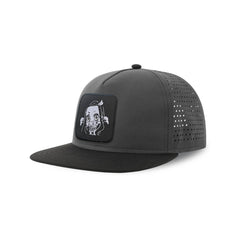 Nezuko Kamado Streetwear Grey Hat with Flat Visor Embroidered Patch
