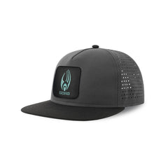 Borg Streetwear Grey Hat with Flat Visor Embroidered Patch