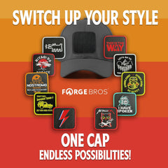 Born To Ride Embroidered Velcro Patch for Forge Bros Caps - Forge Bros