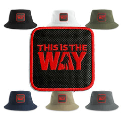 This is The Way Bucket Hat Embroidered Patch