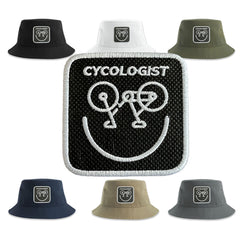 Cycologist Bucket Hat Embroidered Patch