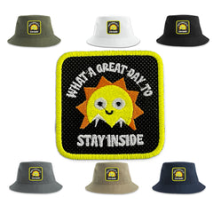 Great Day Bucket Hat Embroidered Patch