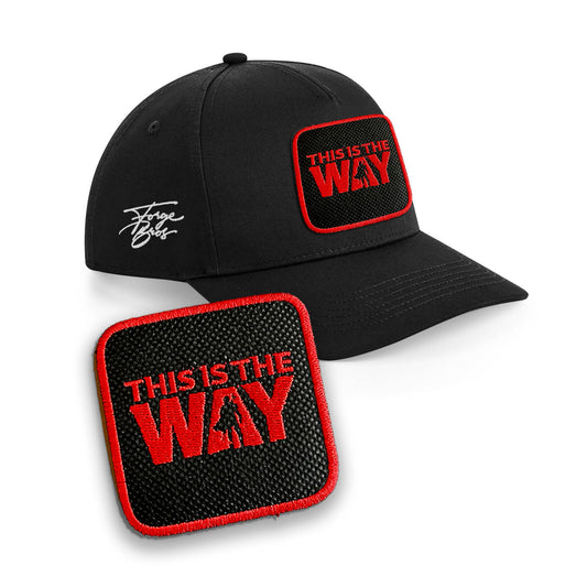 This is The Way Cap Embroidered Patch Mando Hat Black, White, Grey