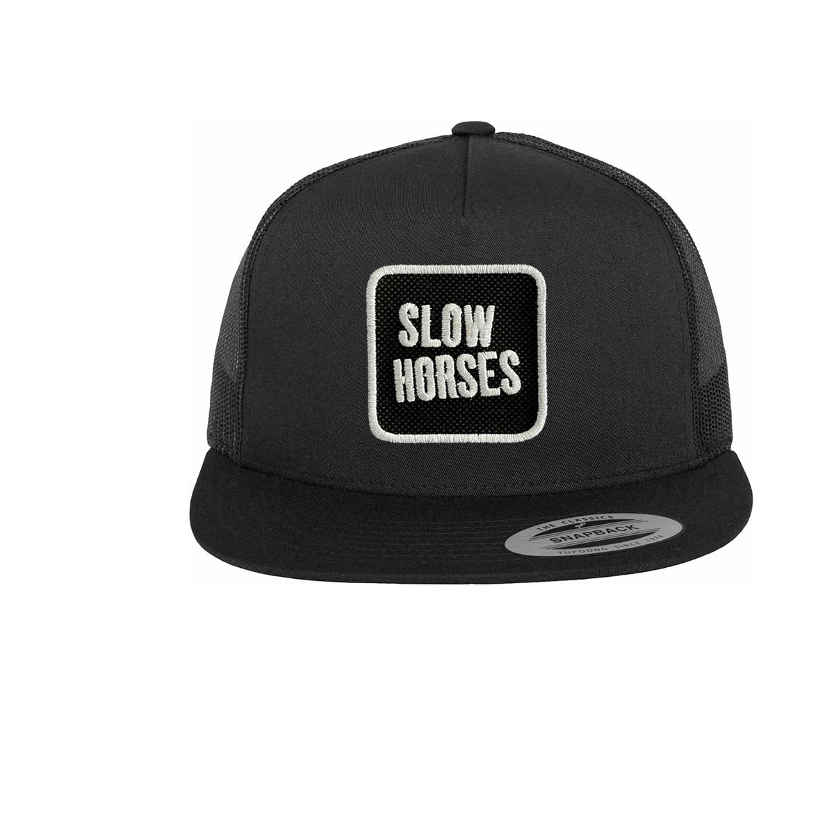 Slow Horses Cap Embroidered Hook & Loop Patch Jackson Lamb Hat Black