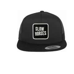 Slow Horses Cap Embroidered Hook & Loop Patch Jackson Lamb Hat Black