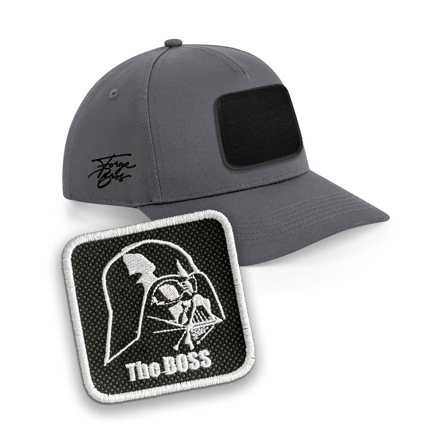 Darth Vader The Boss Baseball Hat – Star Wars Embroidered Cap Dark Grey