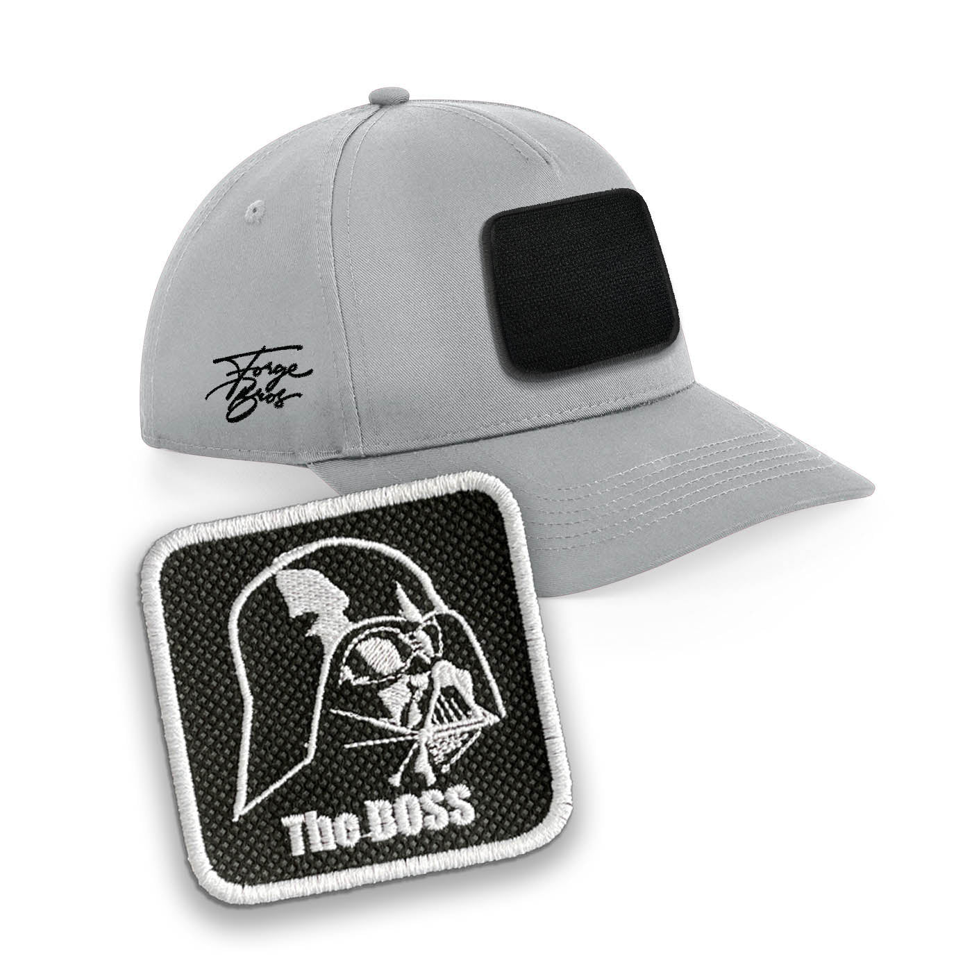 Darth Vader The Boss Baseball Hat – Star Wars Embroidered Cap Grey