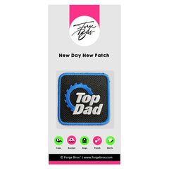 Top Dad Patch Embroidered Hook & Loop Removable Patch for Forge Bros Caps