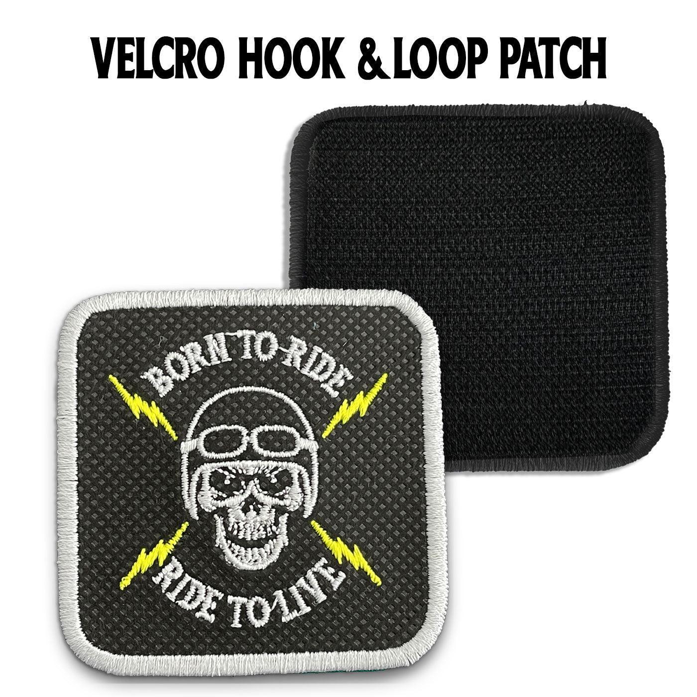 Born To Ride Embroidered Velcro Patch for Forge Bros Caps - Forge Bros