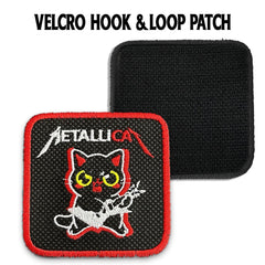 Metal Cat Embroidered Velcro Patch for Forge Bros Caps - Forge Bros