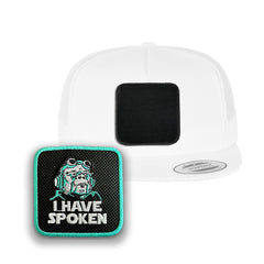 I have Spoken Trucker Hat Embroidered Velcro Kuill Mando Snapback Trucker Cap Black, White, Grey