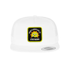 Great Day Trucker Hat Embroidered Velcro Patch Positive Snapback Trucker Cap Black, White, Grey