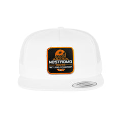 Nostromo Trucker Hat Embroidered Velcro USCSS Snapback Trucker Cap Black, White, Grey