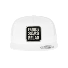 Frankie Says Relax Trucker Hat Embroidered Music Snapback mesh Cap Black, White, Grey