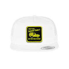 Fools & Horses Trucker Hat Embroidered Trotters Snapback Trucker Mesh Cap Black, White, Grey